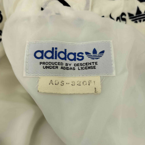アディダス adidas 80s デサント製 ロゴプリント パファージャケット メンズ