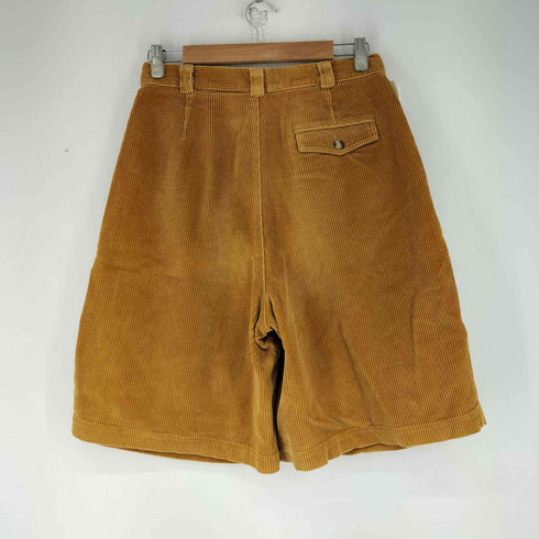 エディーバウアー Eddie Bauer 80S 黒タグ後期 3タック コーデュロイ ショーツ レディース 12