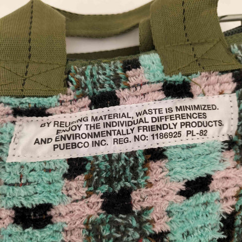 プエブコ PUEBCO TRUCK SEAT FABRIC SMALL TOTE メンズ