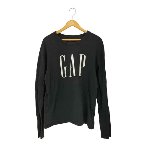 ギャップ Gap MOONLESS NIGHT LS OVS LOG ロゴプリント 長袖Tシャツ カットソー メンズ S