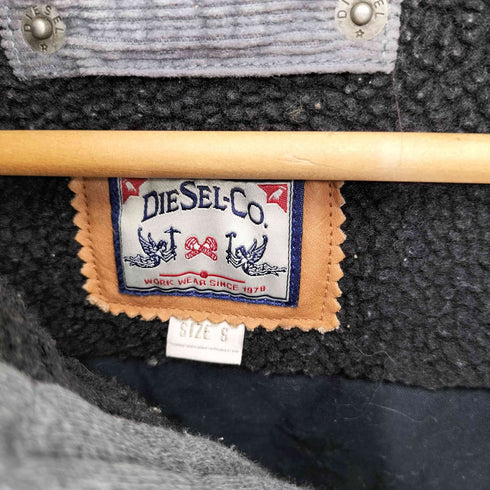 ディーゼル DIESEL フーデッド コーデュロイジップップ ジャケット Y2K レディース S