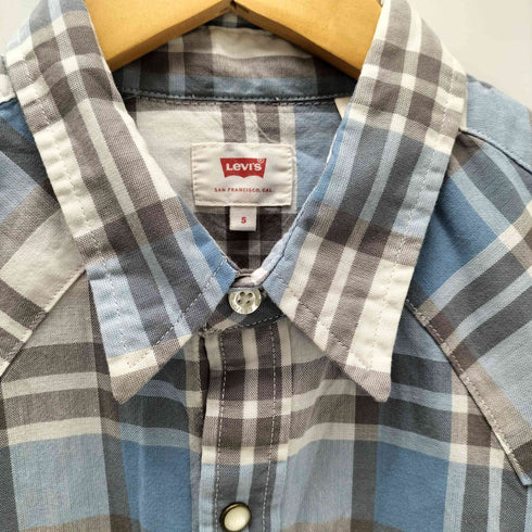 リーバイス Levis 半袖ウエスタンチェックシャツ メンズ JPN:S