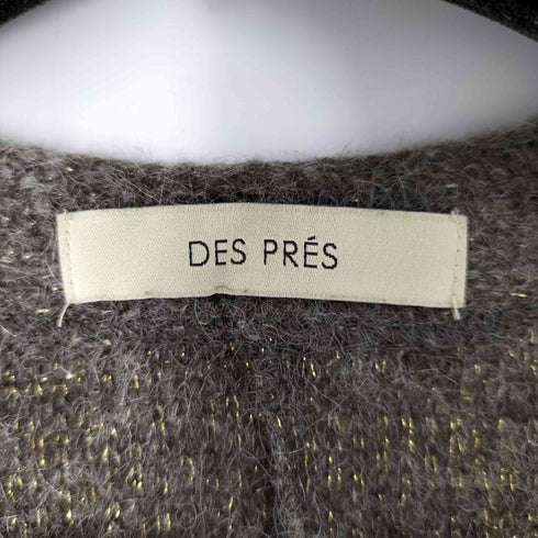 デプレ DES PRES モヘヤ混 ウールニット 切替 レディース JPN:1