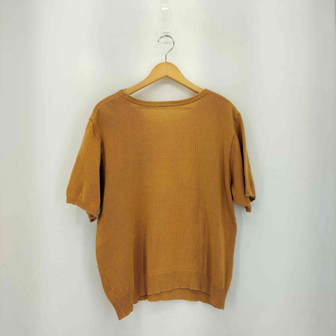 QUINTY コットンニット 半袖Tシャツ メンズ