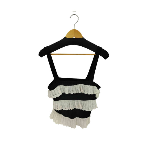 ザラ ZARA フリル付きニットトップス レディース S