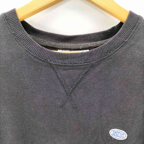ディスカス アスレチック Discus Athletic プルオーバー ワンポイント ワッペン Vガゼット スウェット メンズ import:XL