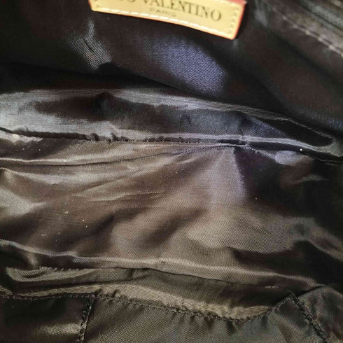 UGO VALENTINO モノグラム総柄 レザーハンドバッグ レディース
