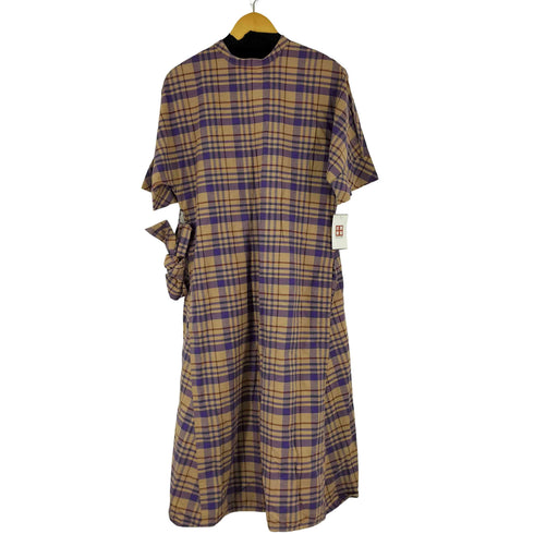 ビューティーアンドユースユナイテッドアローズ BEAUTY & YOUTH UNITED ARROWS BY チェックバックオープンベルトワンピース レディース JPN:S