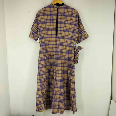 ビューティーアンドユースユナイテッドアローズ BEAUTY & YOUTH UNITED ARROWS BY チェックバックオープンベルトワンピース レディース JPN:S