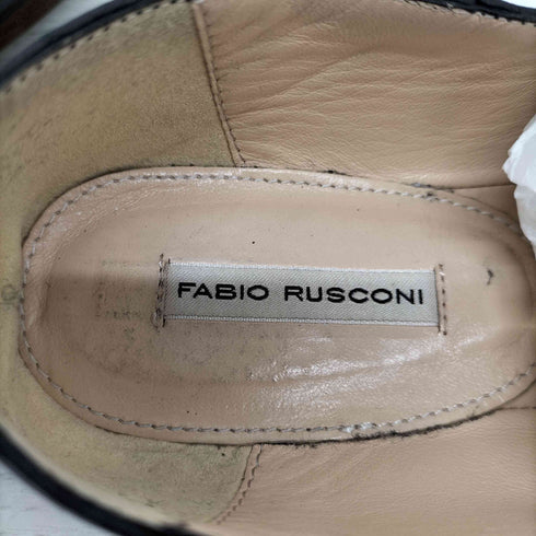 ファビオルスコーニ FABIO RUSCONI モカデザインレザーシューズ レディース 34 1/2