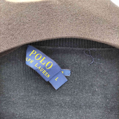 ポロラルフローレン POLO RALPH LAUREN pima cotton ポニー刺繍 Vネックトレーナー メンズ L
