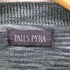 PARIS PYRA メランジ フラワー 刺繍 装飾 プルオーバー クルーネック ニット セーター メンズ JPN:M