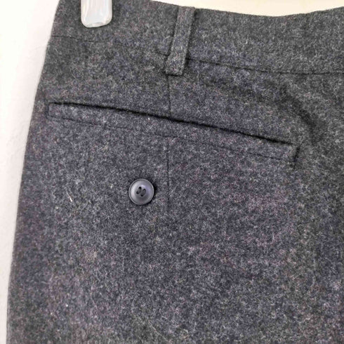 インターメッツォ INTERMEZZO by DURBAN 1タック ウールメルトンスラックスパンツ メンズ 82