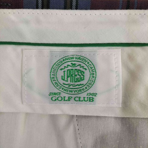 ジェイプレス J.PRESS 00s GOLF CLUB マドラスチェック 2タック スラックスパンツ メンズ 79