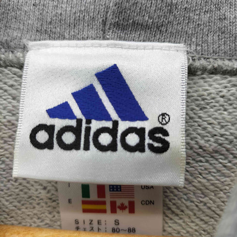 アディダス adidas 00S 万国旗タグ ロゴ刺繍 パーカー メンズ JPN:S