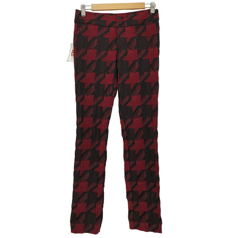 イッセイミヤケ ISSEY MIYAKE 11aw 総柄パッチワークスラックス レディース JPN:3