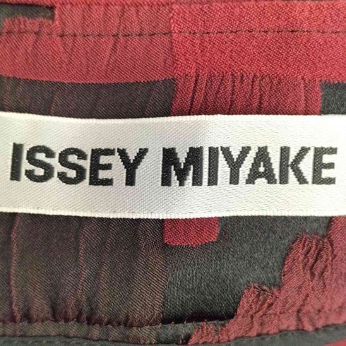 イッセイミヤケ ISSEY MIYAKE 11aw 総柄パッチワークスラックス レディース JPN:3
