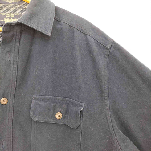 リーバイス Levis ヘビーコットン ネルシャツジャケット メンズ import:L