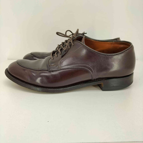 オールデン ALDEN Dark Burgundy Shell Cordovan V-tip Blucher ダークバーガンディー シェル コードバン Vチップ ブルーチャー メンズ 7 1/2