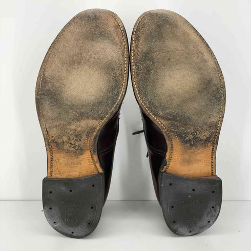 オールデン ALDEN Dark Burgundy Shell Cordovan V-tip Blucher ダークバーガンディー シェル コードバン Vチップ ブルーチャー メンズ 7 1/2