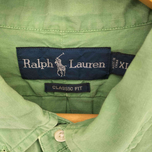 ラルフローレン RALPH LAUREN CLASSIC FIT ワンポイントポニー刺繍 BD 長袖シャツ メンズ XL