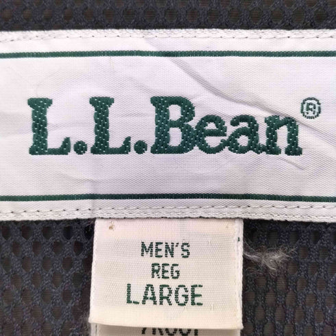エルエルビーン L.L.Bean 00s ドローコード 裏地メッシュ ナイロンベスト メンズ import:L