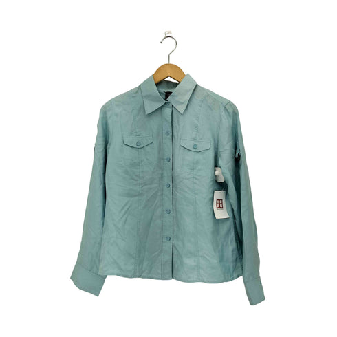 ギャップ Gap フラップポケット レギュラーカラー 長袖シャツ メンズ M