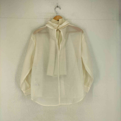 アルシーヴ archives ハイネックニット シースルーシャツ レディース import:M