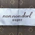 nonnon dorl ムッシュ榊 パッチワーク ジャガード スタンドカラー コート レディース