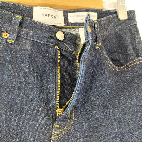 ヤエカ YAECA 11-13W DENIM PANTS WIDE STRAIGHT レディース 28