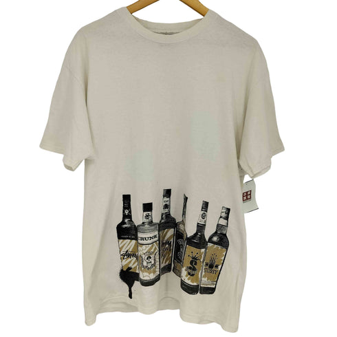 ステューシー Stussy 00S 酒瓶デザイン プリントカットソー メンズ JPN:L