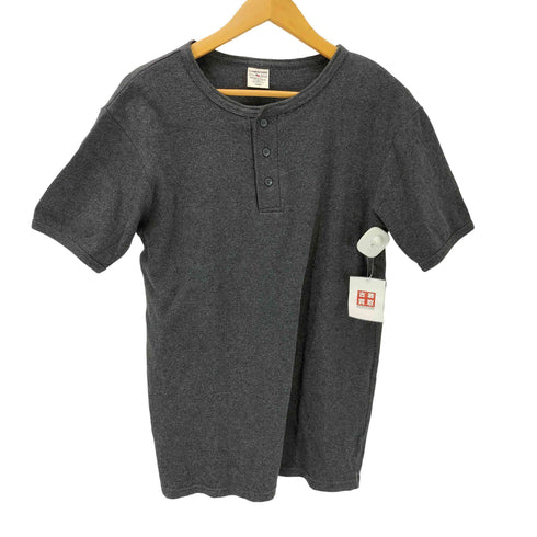 アヴィレックス AVIREX S/S ヘンリーネック デイリー Tシャツ メンズ import:L