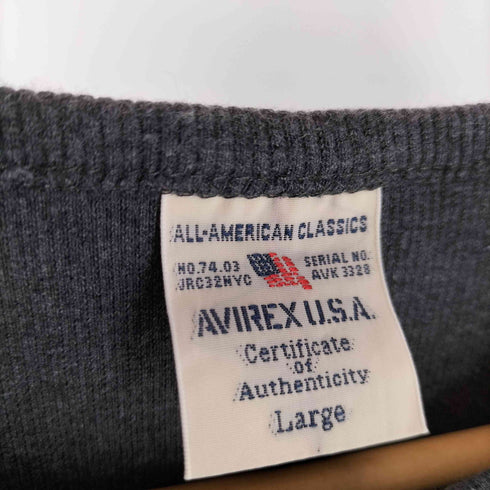 アヴィレックス AVIREX S/S クルーネック デイリー Tシャツ メンズ import:L