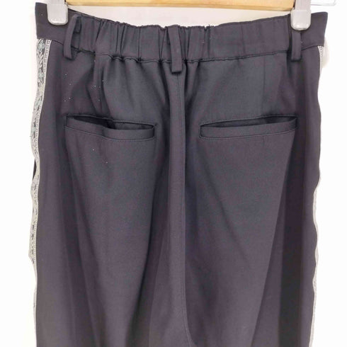 エルノロゼット Ellno Loset ジャガード サイドライン フレア パンツ レディース JPN:S
