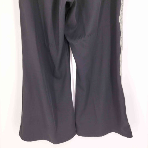 エルノロゼット Ellno Loset ジャガード サイドライン フレア パンツ レディース JPN:S