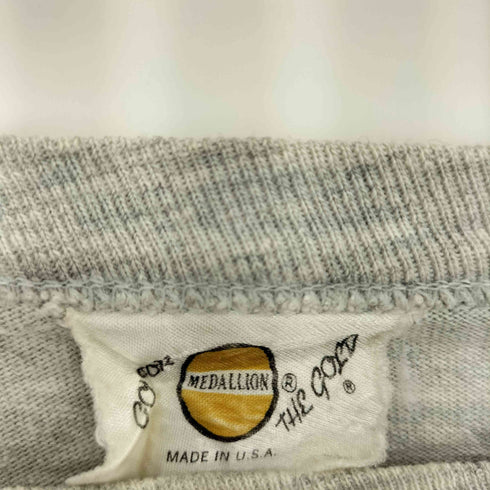 MEDALLION 80-90s USA製 袖シングル クルーネックTシャツ メンズ import:XL