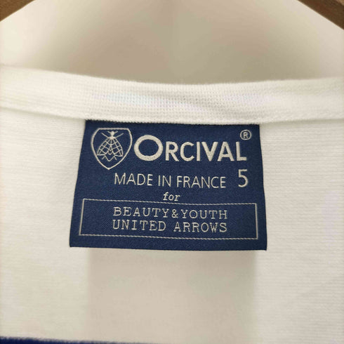 オーチバル ORCIVAL ボーダー柄 ボートネック バスクシャツ メンズ JPN:5