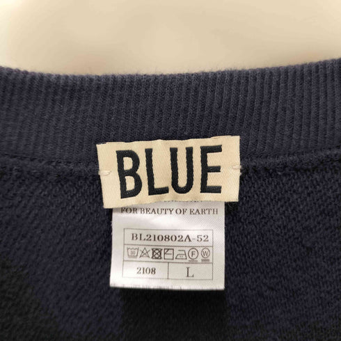 ユナイテッドアローズ UNITED ARROWS BLUE ヘビーオンス クルーネックスウェット メンズ JPN:L