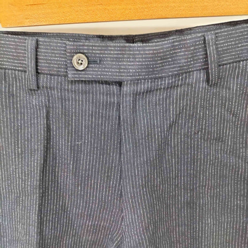 エポカウォモ Epoca uomo ストライプ リネンパンツ メンズ JPN:48