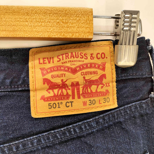 リーバイス Levis 501 CT ボタン裏 4459 ボタンフライ インディゴ テーパード デニム パンツ メンズ W30 L30