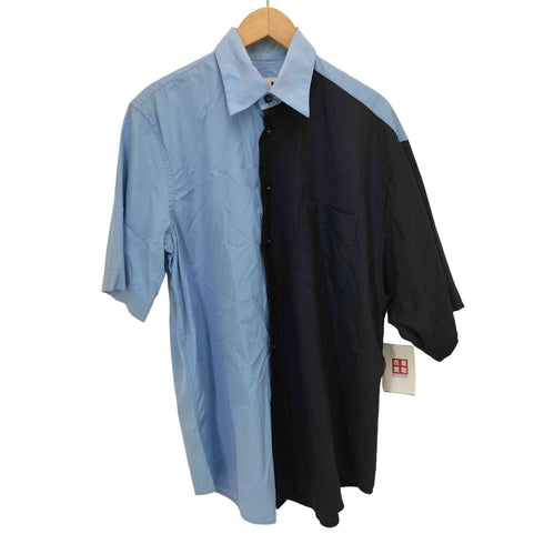 マルニ MARNI 22SS カラーブロックトロピカルウールシャツ メンズ JPN:46