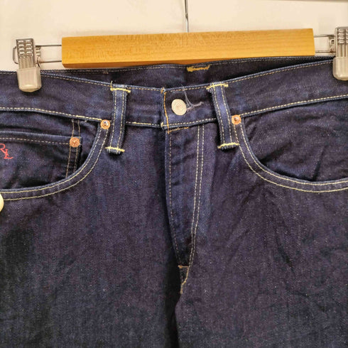 ポロラルフローレン POLO RALPH LAUREN インディゴ ジップフライ テーパード デニム パンツ 黒カン メンズ 30×32