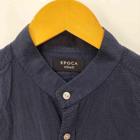 エポカウォモ Epoca uomo シアサッカーシャツ メンズ JPN:46
