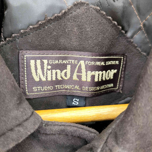 ウィンドアーマー Wind Armor 裏地キルティング ゴートスキン カーコート メンズ S
