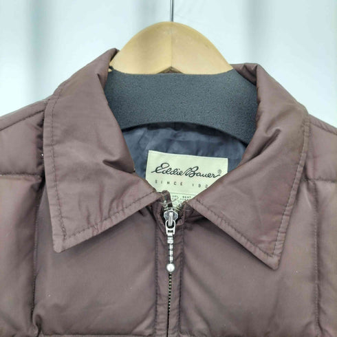 エディーバウアー Eddie Bauer 90s バングラディシュ製 白タグ ボールジップ キルティング パファージャケット レディース XS