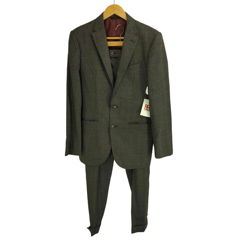 TAILOR FIELDS ウール チェック 2B テーラードジャケット パンツ セットアップ メンズ
