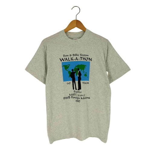 フルーツオブザルーム FRUIT OF THE LOOM 90s シングルステッチ プリント クルーネック Tシャツ メンズ import:M
