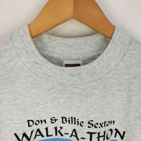 フルーツオブザルーム FRUIT OF THE LOOM 90s シングルステッチ プリント クルーネック Tシャツ メンズ import:M