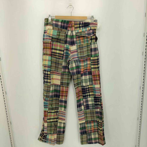 ラルフローレン RALPH LAUREN パッチワーク チェック パンツ メンズ S