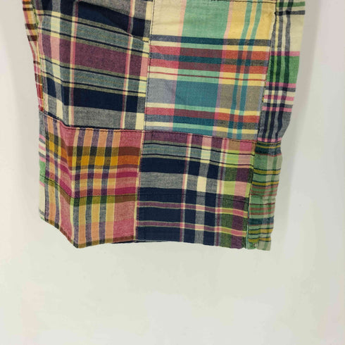 ラルフローレン RALPH LAUREN パッチワーク チェック パンツ メンズ S